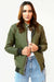Premium Olive Green Harrington Jacket - W For Women in Pakistan | UrbanRoad.pk