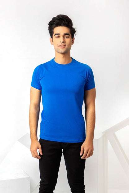 Basic Royal Blue T-shirt for Men Online at Best Price | UrbanRoad.pk