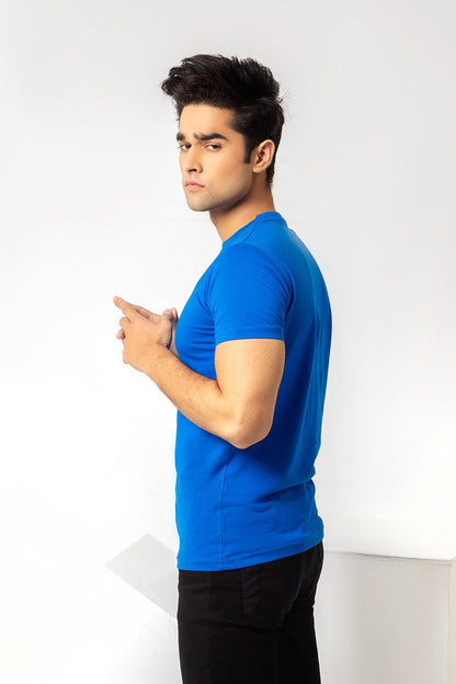 Basic Royal Blue T-shirt for Men Online at Best Price | UrbanRoad.pk