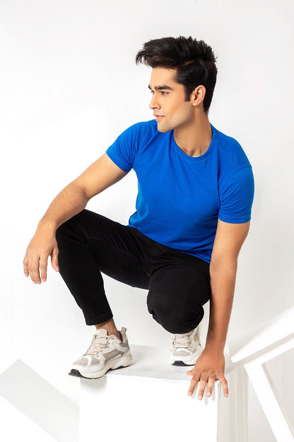 Basic Royal Blue T-shirt for Men Online at Best Price | UrbanRoad.pk