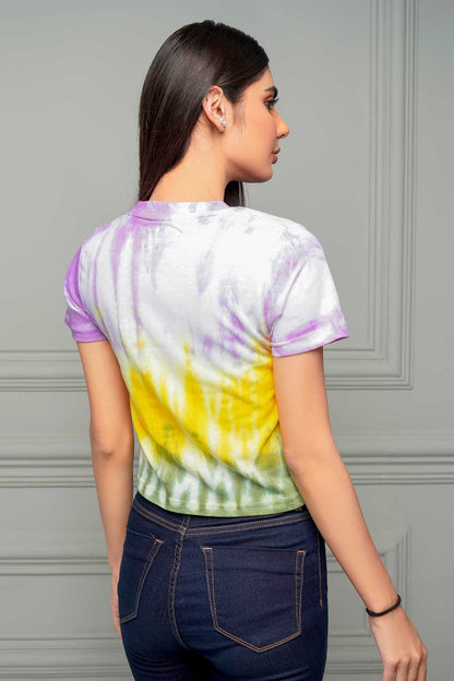 Tri Dye Crop Top
