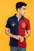 Premium Vertical Panelled Navy Maroon Polo For Men in Pakistan | UrbanRoad.pk
