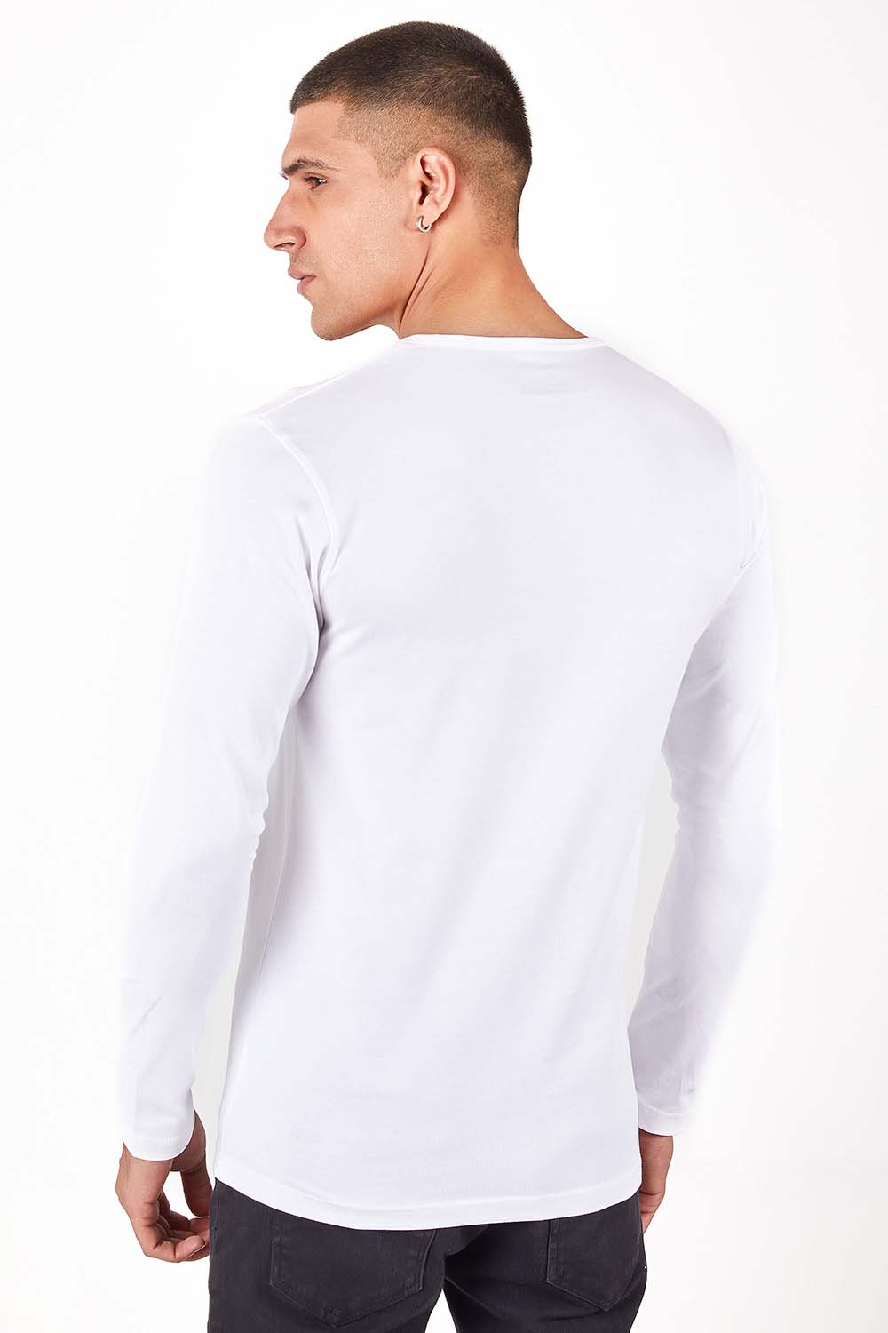 Premium White Henley For Men in Pakistan UrbanRoad.pk Urban Road