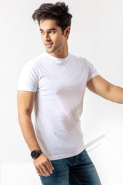 Basic White T-shirt for Men Online at Best Price | UrbanRoad.pk